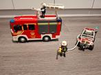 Playmobil Brandweerwagen 5363 complete set met extra Quad, Ophalen, Zo goed als nieuw, Complete set