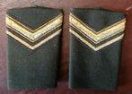 Epauletten sergeant 1e klasse, Verzamelen, Militaria | Algemeen, Ophalen of Verzenden, Landmacht, Nederland, Embleem of Badge