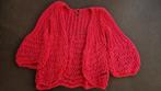 Gebreid roze vest, one size, Ophalen of Verzenden, Zo goed als nieuw, Roze, Maat 36 (S)
