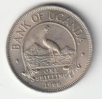 1  shilling  1966  Oeganda. km. 5, Postzegels en Munten, Munten | Afrika, Ophalen of Verzenden, Overige landen, Losse munt