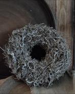 12464 KA Krans bonsai moss wreath grey, Industrywei 13 8501 SN Joure, Decoratie Overwijk, Nieuw, Info@overwijkdecoratie.nl