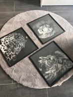 Dieren fotolijsten 30x30cm, Ophalen, Zo goed als nieuw, Hout, Minder dan 50 cm