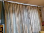 Licht grijs gordijn in 1 stuk, Gebruikt, 200 cm of meer, Ophalen of Verzenden, 200 cm of meer
