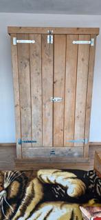 Kast van stijgerhout, Huis en Inrichting, Kasten | Kledingkasten, Ophalen, 100 tot 150 cm, 200 cm of meer, Zo goed als nieuw