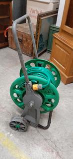 Tuinslang op haspel, Tuin en Terras, Ophalen, Gebruikt, ., Tuinslang