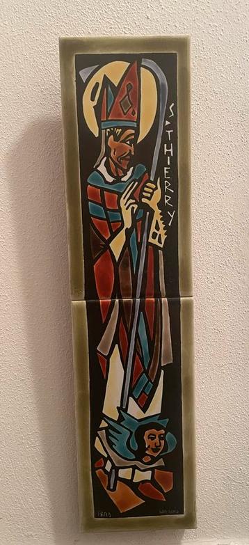 St Thierry, Religieuze Tegelkunst, Wisques, Frankrijk beschikbaar voor biedingen