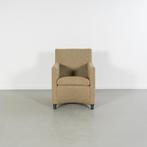 2x Leolux Dolcinea Fauteuil Beige Stof Gemêleerd - Zwart, Huis en Inrichting, Fauteuils, Niet ingevuld, Minder dan 75 cm, Niet ingevuld