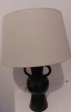 zwarte lamp, Huis en Inrichting, Ophalen, Zo goed als nieuw, Hout, Minder dan 50 cm