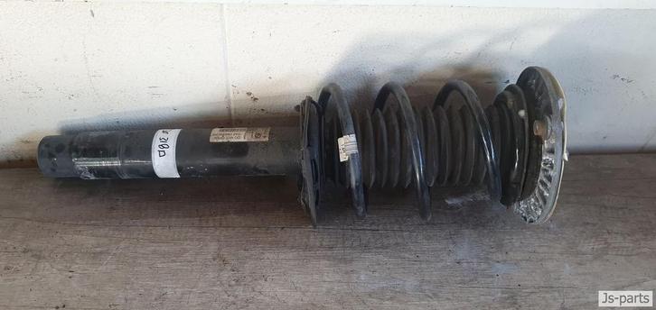 Veerpoot met veer links BMW 3-serie F30 318d, Auto-onderdelen, Ophanging en Onderstel, BMW, Gebruikt, Ophalen of Verzenden