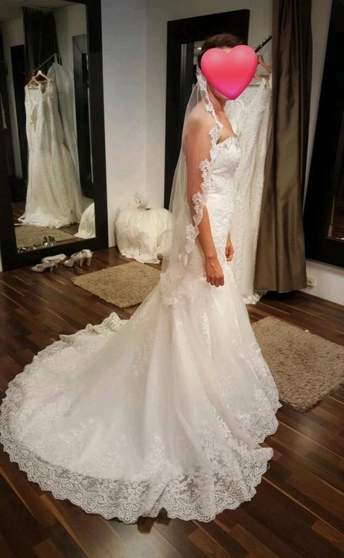 Bruidsjurk, trouwjurk, weddingdress maat 38/40, Kleding | Dames, Trouwkleding en Trouwaccessoires, Zo goed als nieuw, Trouwjurk