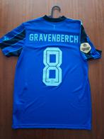 Ajax matchworn shirt Gravenberch, Sport en Fitness, Voetbal, Ophalen, Zo goed als nieuw, Shirt