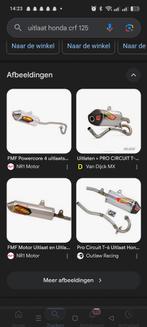 Gezocht, uitlaat Honda crf 125 (bouwjaar2025), Ophalen of Verzenden