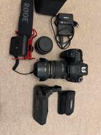 Canon 80D met twee lenzen + veel accessoires, Ophalen of Verzenden, Zo goed als nieuw, Canon, Geen optische zoom