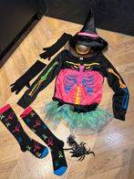 Halloween heks verkleedkleding set maat m neon nieuw skull, Kleding | Dames, Ophalen of Verzenden, Nieuw, Maat 38/40 (M), Halloween