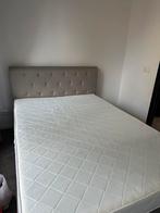 Bed met oplasg, Gebruikt, Twijfelaar, 120 cm, Crème