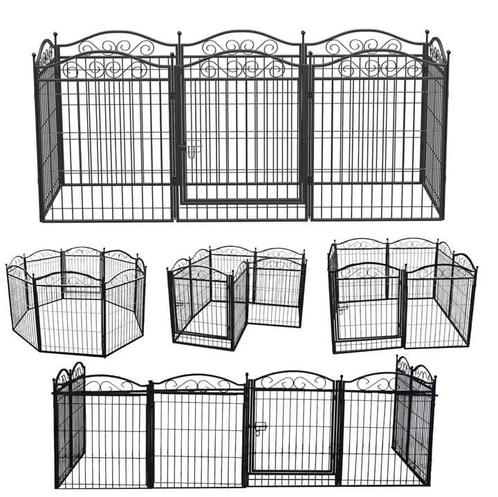 Te koop: Heavy Duty Metalen PuppyRun, Dieren en Toebehoren, Hondenbenches, Zo goed als nieuw, Ophalen