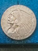 Twee en halve dollar 1915, Postzegels en Munten, Munten | Amerika, Ophalen of Verzenden, Noord-Amerika, Losse munt