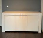 Dressoir hoogglans wit 162 x 50 x 82,5, Huis en Inrichting, Kasten | Dressoirs, Ophalen, Met deur(en), 150 tot 200 cm, Zo goed als nieuw