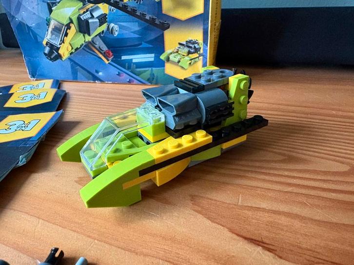 Lego Creator 31092 Powerboot, helikopter of zweefvliegtuig, Kinderen en Baby's, Speelgoed | Duplo en Lego, Gebruikt, Lego, Complete set