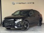 Audi Q3 Sportback 45 TFSI e 3X S-Line Pano Keyless sfeer, Auto's, Audi, Gebruikt, Zwart, 150 pk, Leder en Stof