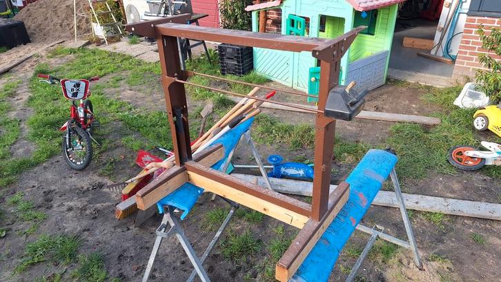 Heftafel voor Camper - Handig en Robuust!, Doe-het-zelf en Verbouw, Werkbanken, Gebruikt, 70 tot 120 cm, Inklapbaar, Ophalen