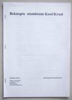Beknopte stamboom Kooi/Kraai, Zie beschrijving, Ophalen, 20e eeuw of later, Gelezen