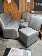 Luxe Lederen Eetbank + 3 Stoelen | UrbanSofa Bordaux, Ophalen of Verzenden, Nieuw, Vijf, Zes of meer stoelen