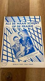 Bladmuziek “Als de maan schijnt op de prairie” Paul Furrer, Muziek en Instrumenten, Bladmuziek, Ophalen of Verzenden, Gebruikt