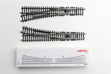 Märklin 2273 H0 Slanke wissel rechts en links K-Rail Nieuw beschikbaar voor biedingen