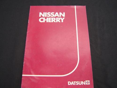 Nissan - Datsun Cherry 1982 folder NL, Boeken, Auto's | Folders en Tijdschriften, Zo goed als nieuw, Nissan, Ophalen of Verzenden