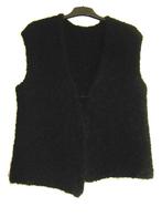 Heerlijk warm zwart gebreid alpaca bouclé hes 42-44 SNAZZEYS, Ophalen of Verzenden, Zo goed als nieuw, Maat 42/44 (L), Zwart