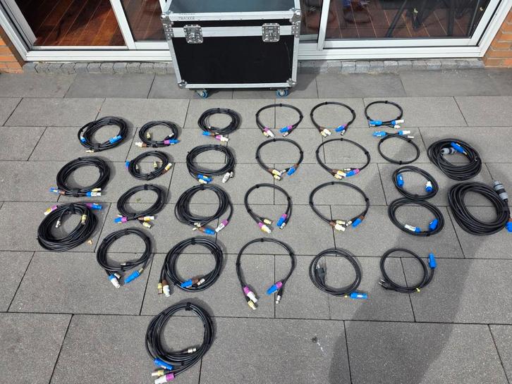 DMX Powercon startkit Neutrik combikabels kabels neopreen, Muziek en Instrumenten, Kabels en Stekkers, Nieuw, Licht, Ophalen of Verzenden