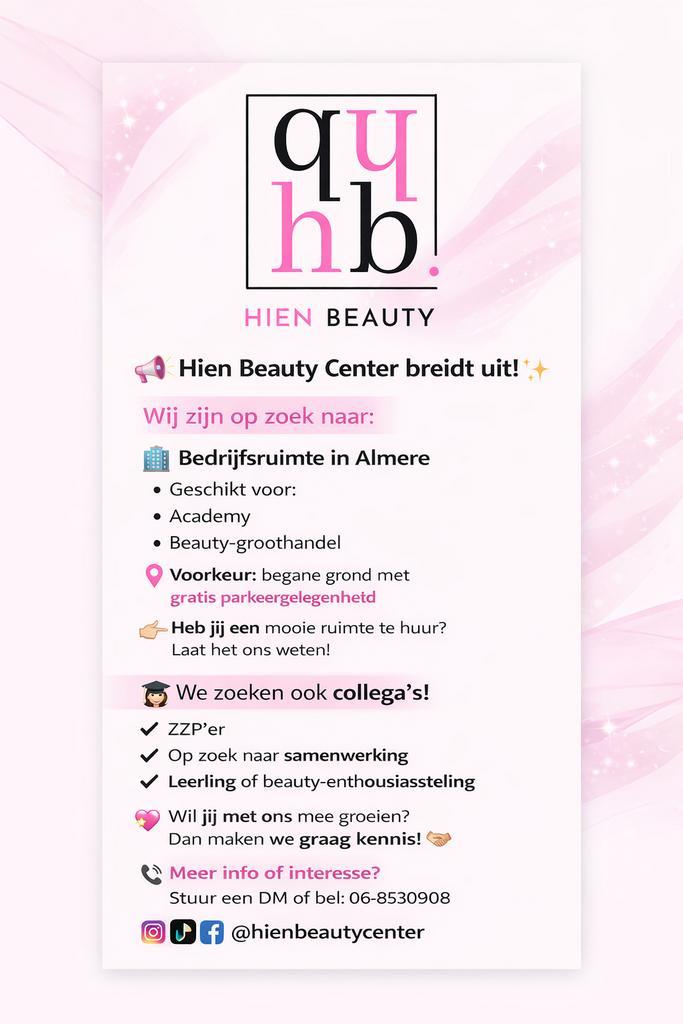 Op zoek naar Bedrijf ruimte in Almere, Vacatures, Vacatures | Overige Vacatures, Overige niveaus, Starter, Overige vormen