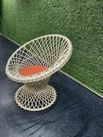 ROHÉ NOORDWOLDE FAUTEUIL ROND ROTAN, Antiek en Kunst, Antiek | Meubels | Stoelen en Banken, Ophalen