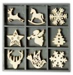 Groot assortiment houten figuurtjes in houten doosjes, Ophalen of Verzenden, Nieuw
