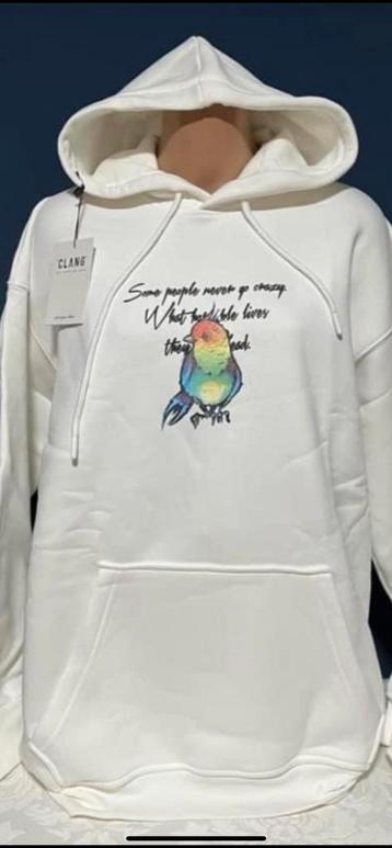 Nieuwe! Stoere aparte merk hoodie mt M beschikbaar voor biedingen