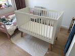 Kidsmill Sixties ledikant 120cm mat wit / naturel, Kinderen en Baby's, Babywiegjes en Ledikanten, Ophalen, Gebruikt, Ledikant