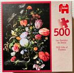 Puzzel Jan Davidsz de Heem “Stilleven Bloemen” 500 stukjes, Ophalen of Verzenden, 500 t/m 1500 stukjes, Zo goed als nieuw