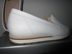 Gabor mt 7,5 G - Comfort nieuwe wit leren instappers/loafers, Gabor, Nieuw, Ophalen of Verzenden, Wit