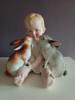 Prachtige pianobaby van biscuit porcelein, Ophalen