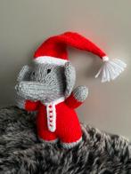 Kerst olifant knuffel, Diversen, Kerst, Verzenden, Zo goed als nieuw