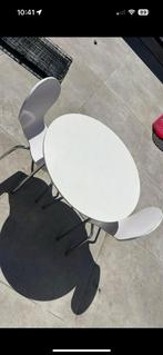 Kindertafel met stoelen en bench, Huis en Inrichting, Tafels | Eettafels, Gebruikt, Rond, Tot twee personen, Ophalen of Verzenden