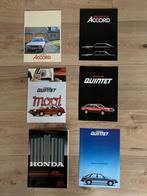 Honda Quintet, Accord en Jazz  folders, Honda, Ophalen of Verzenden, Zo goed als nieuw