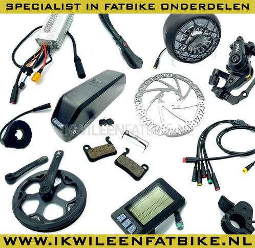 Fatbike remblokjes en accuslotjes NIEUW, Fietsen en Brommers, Fietsaccessoires | Fietscomputers, Nieuw, Ophalen of Verzenden