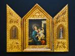 Triptiek drieluik icoon De Madonna druiventros P. Mignard, Antiek en Kunst, Antiek | Religie, Ophalen of Verzenden