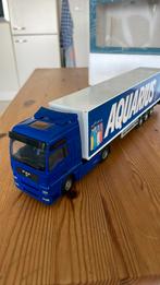 MAN TGA 18.480 truck met oplegger “Aquarius”, Hobby en Vrije tijd, Ophalen of Verzenden, Nieuw, Bus of Vrachtwagen, Lion Toys