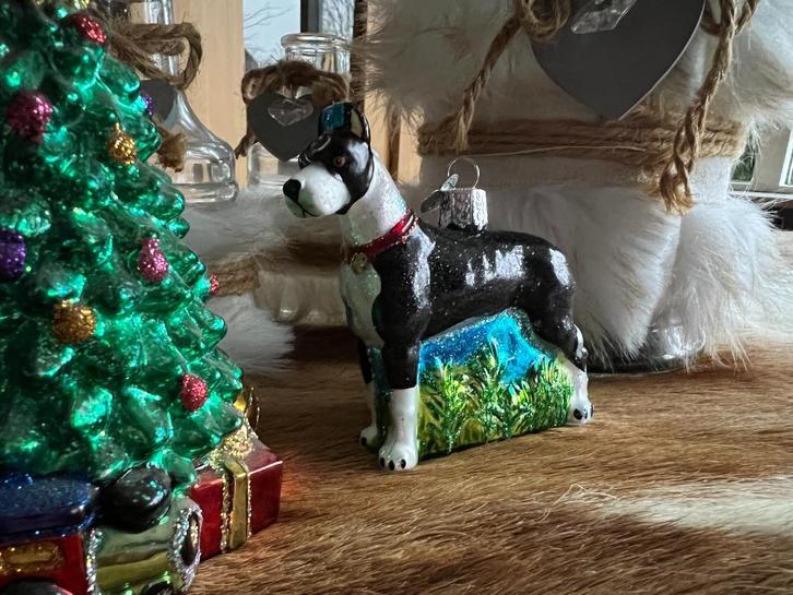 Deense dog kerstbal, Diversen, Kerst, Zo goed als nieuw, Ophalen of Verzenden