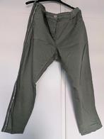 Groene broek met zilveren details - Maat M, Maat 46/48 (XL) of groter, Zo goed als nieuw, Lang, Groen