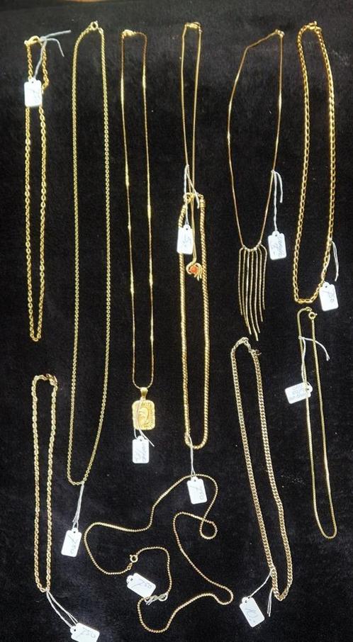 Diverse colliers American Rolled gold, Aurea, Doublé, Am. RG, Sieraden, Tassen en Uiterlijk, Antieke sieraden, Ketting, Overige materialen