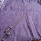 Streekdracht Ketting Jasseron Breipendoppen Onedel, Verzenden, Zo goed als nieuw, Zilver, Zilver